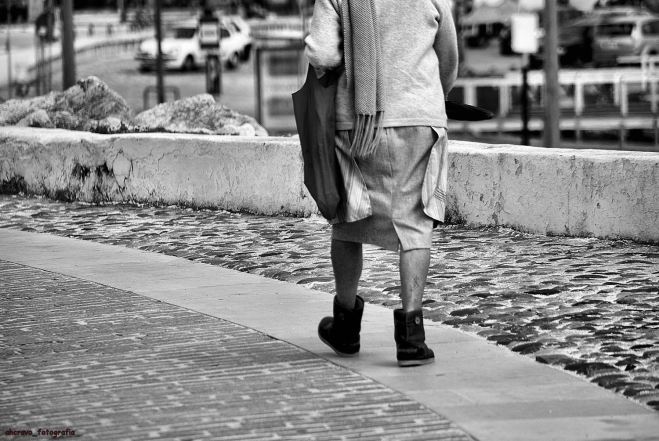 caminhar rente ao chão