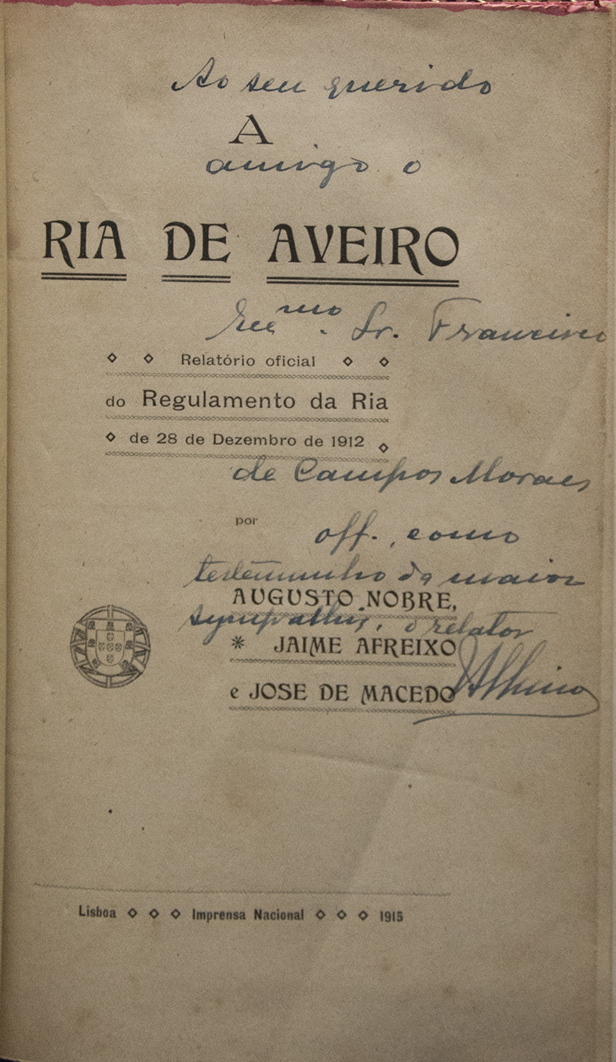 0 foto título crónica dedic reg ria